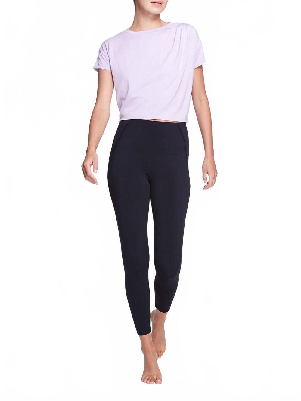NEW MARCHESA ATHLEISURE misty top in lavender